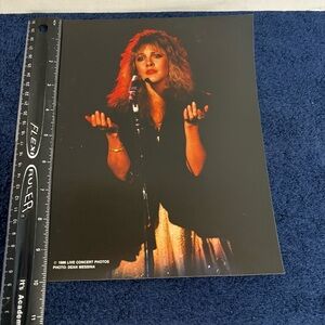 1986 Stevie Nicks 8X10 Live Concert Picture Photo Fleetwood Mac Framed Decor